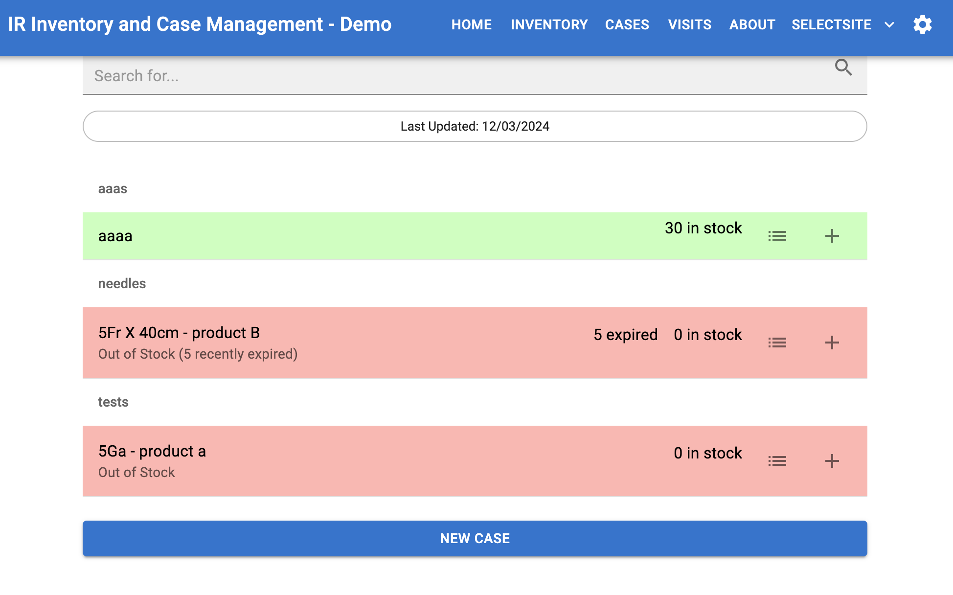 Inventory App